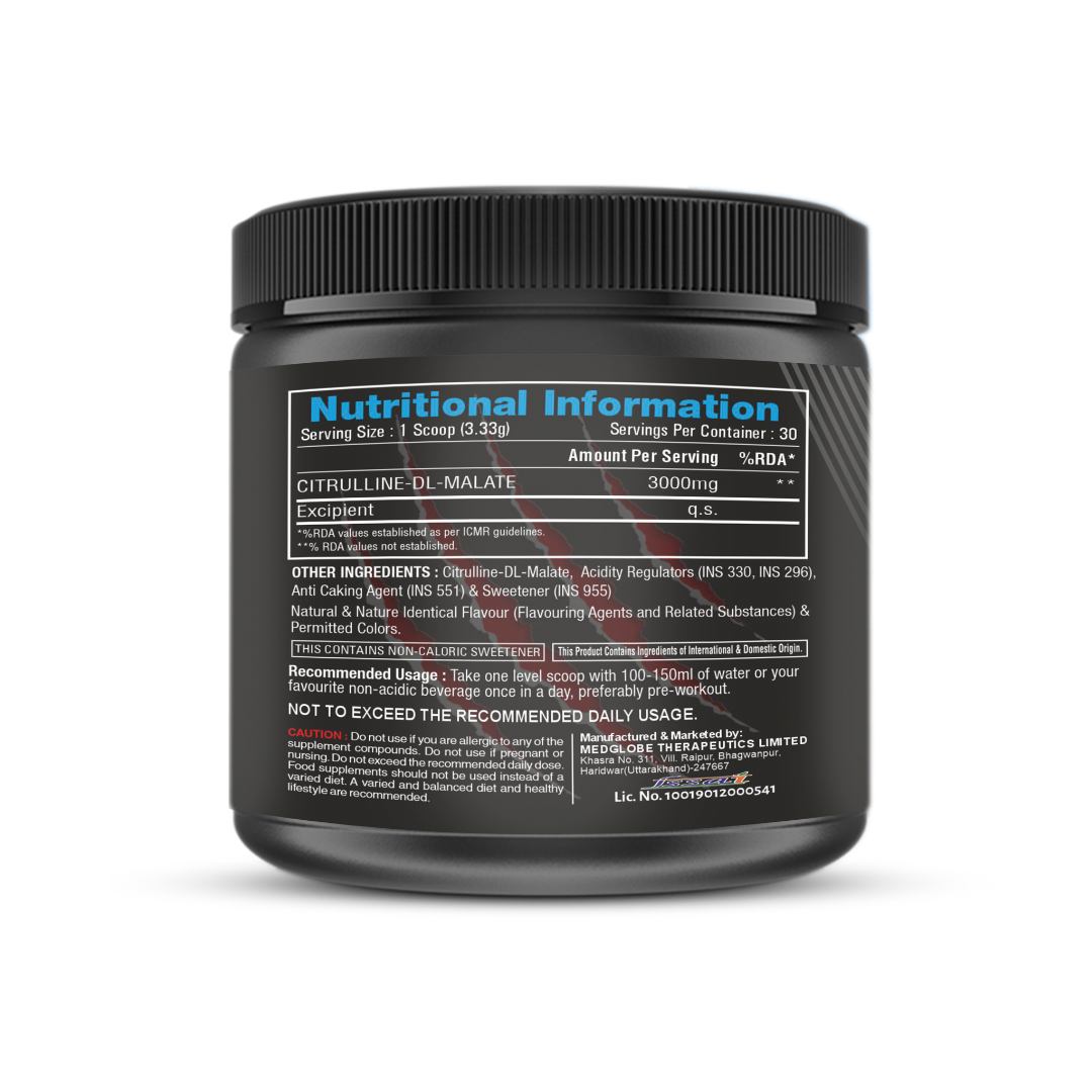 Big Wolf Nutrition Citrulline Malate 3000|30 Servings