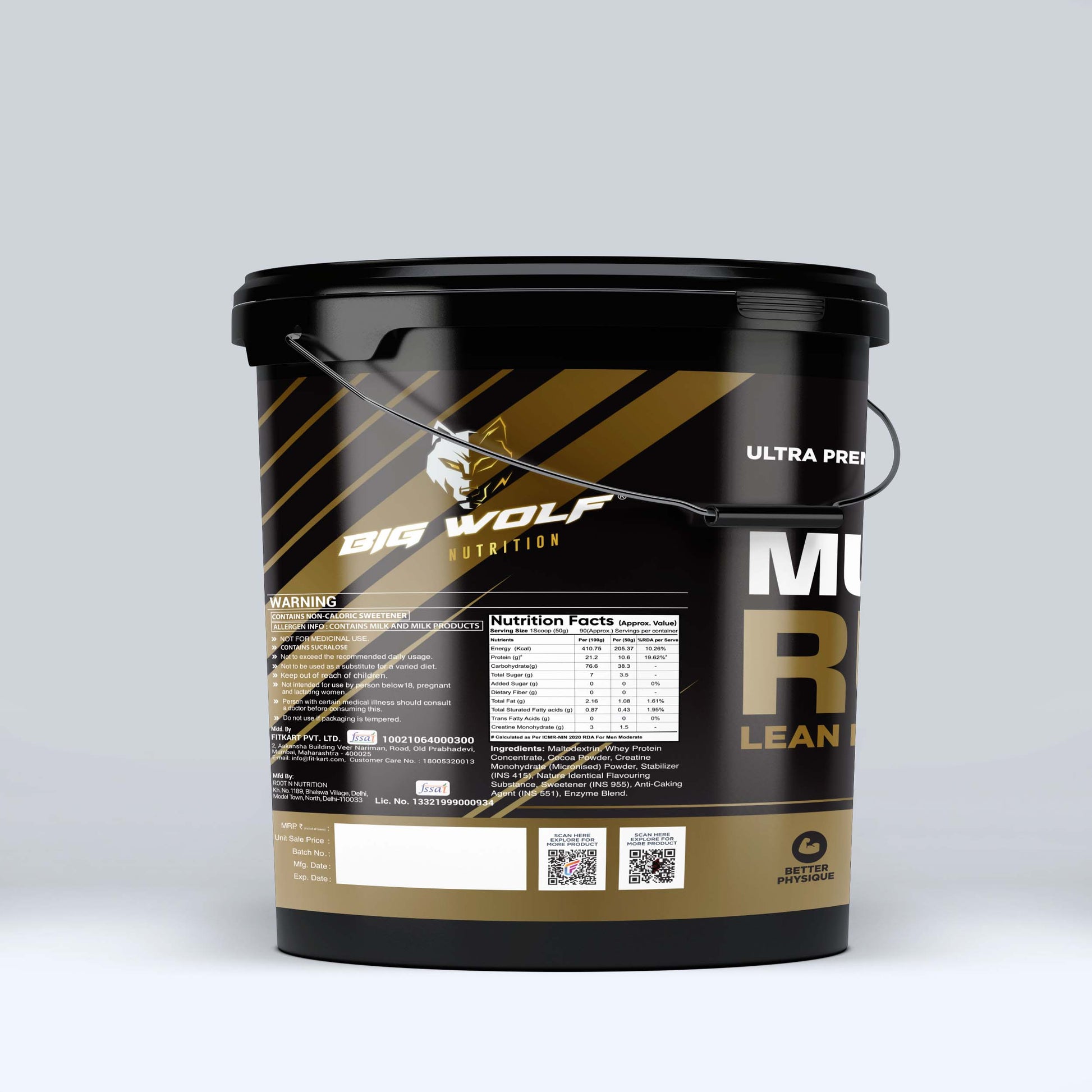 ULPHA8 Ultra Premium Lean Muscle Gain image 1