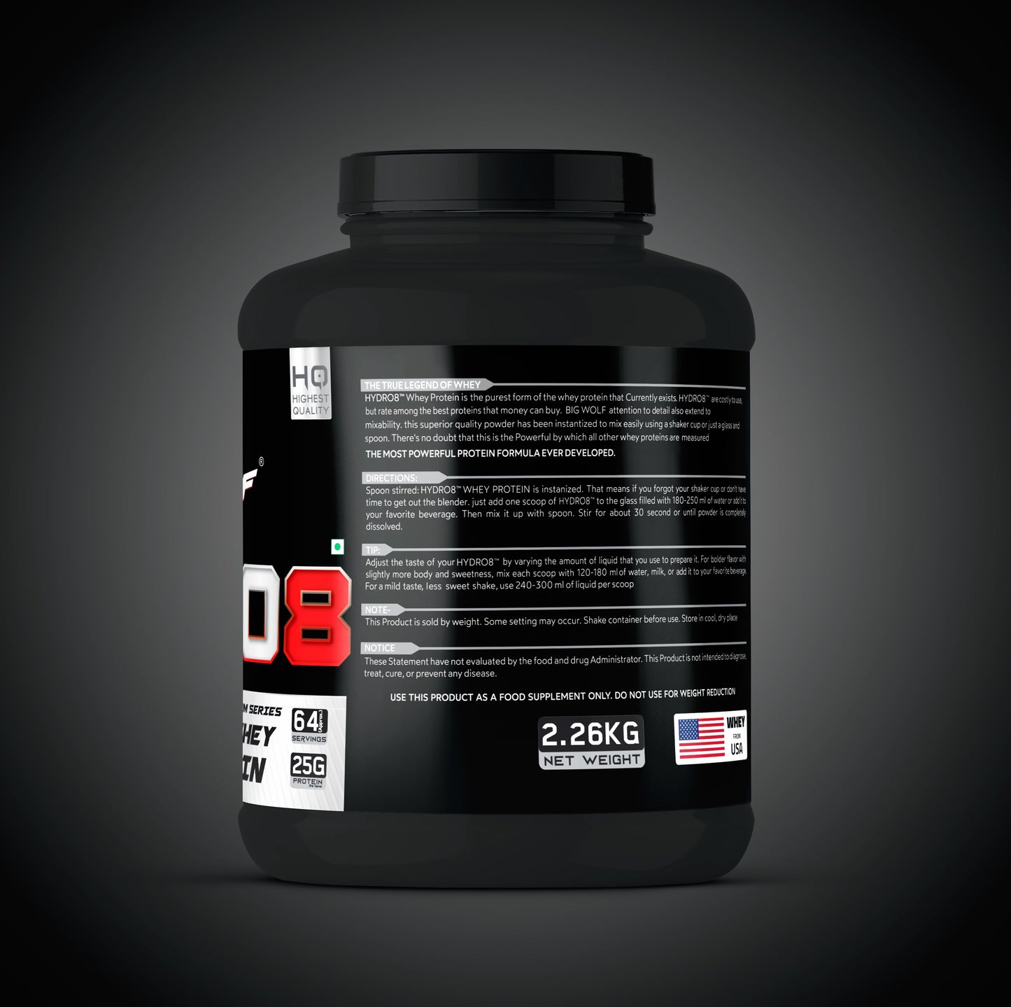 HYDRO8 Ultra Premium 100% Whey Protein image 10