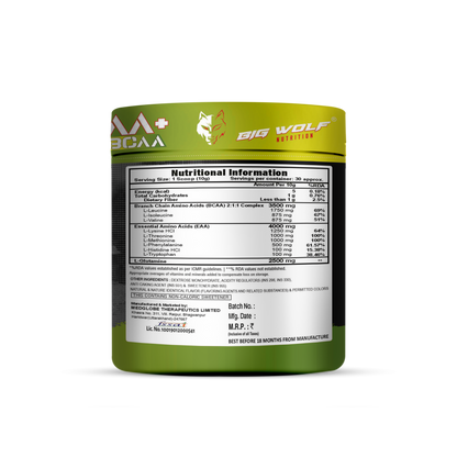 Big Wolf Nutrition EAA + BCAA – Essential Amino Acids image 1