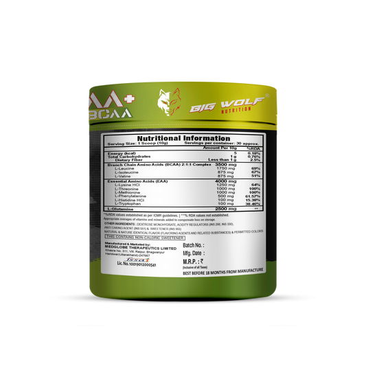 Big Wolf Nutrition EAA + BCAA – Essential Amino Acids image 1