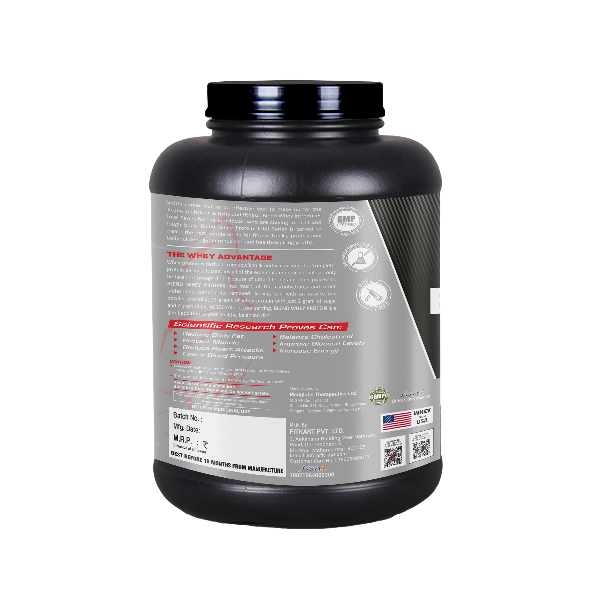 BIG WOLF NUTRITION BATCH 16: Advanced Whey Protein Blend image 2