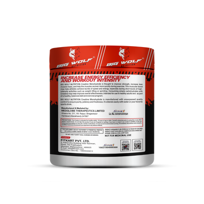 Big Wolf Nutrition Creatine Monohydrate – 3000 mg Creatine image 1