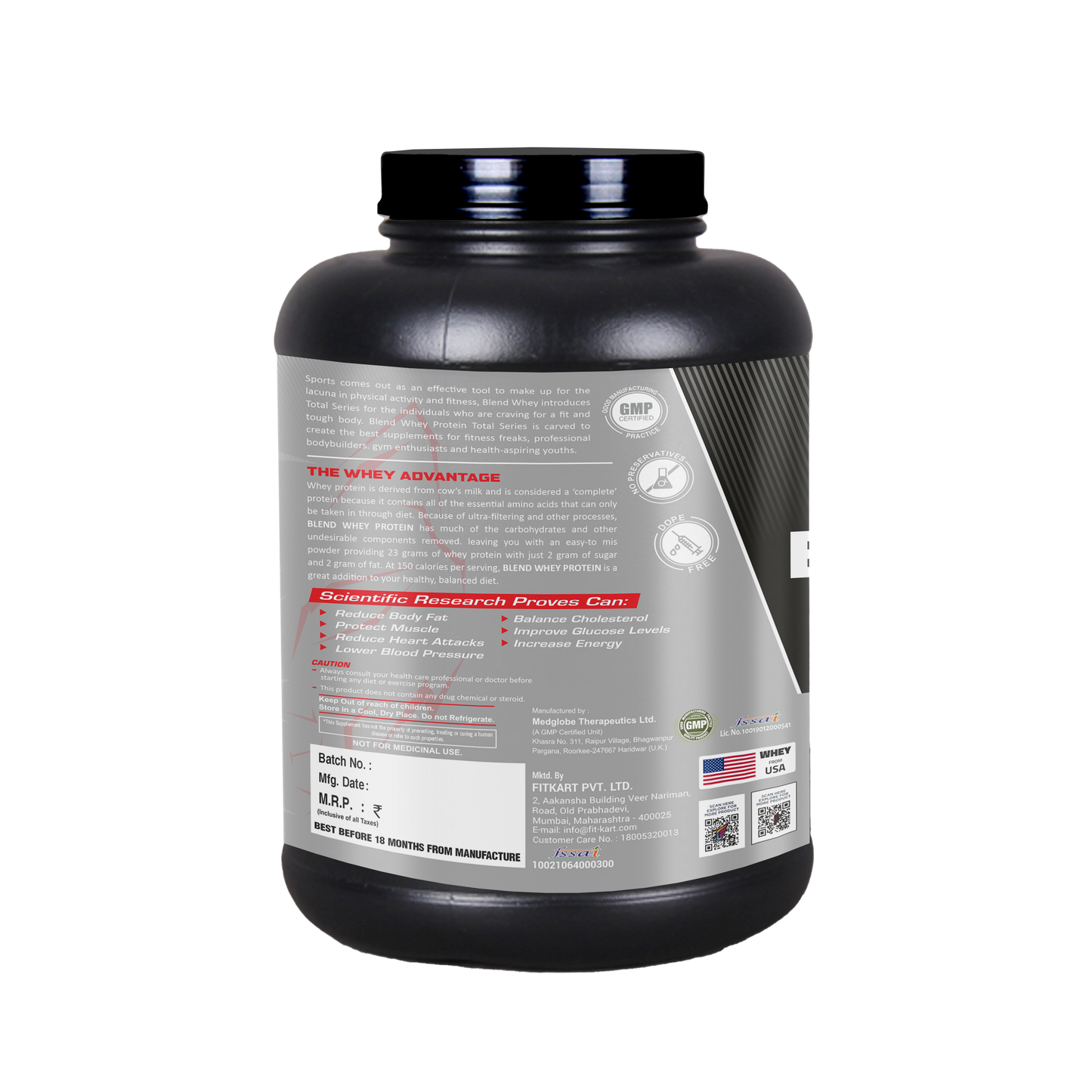BIG WOLF NUTRITION BATCH 16: Advanced Whey Protein Blend image 3