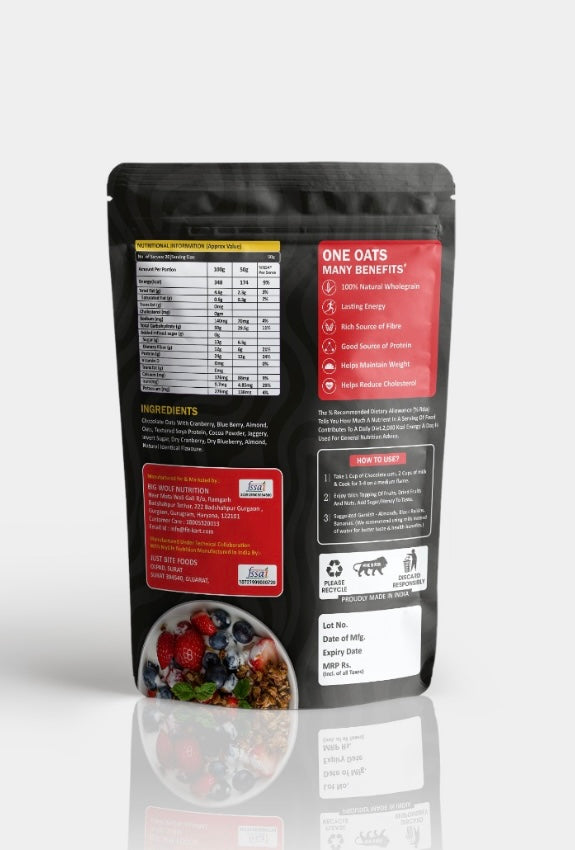 HIGH PROTEIN OATS DARK Chocolate  image 1