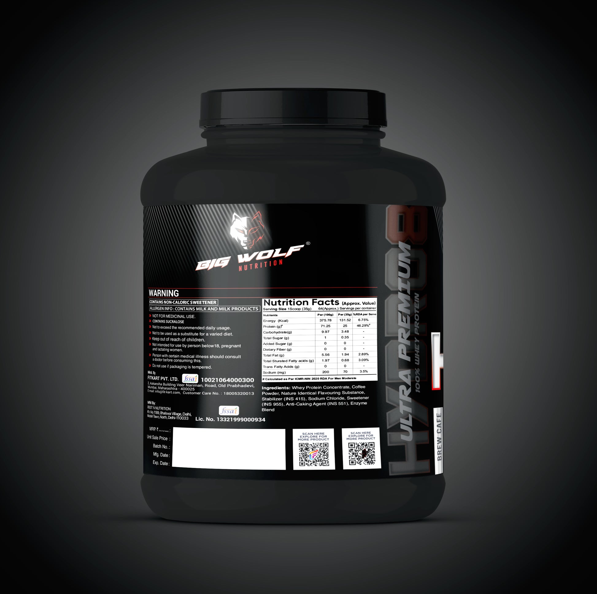 HYDRO8 Ultra Premium 100% Whey Protein image 1