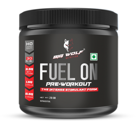 Big Wolf Nutrition Fuel On Pre-Workout – 30 Servings | Energy, Focus & Performance Booster