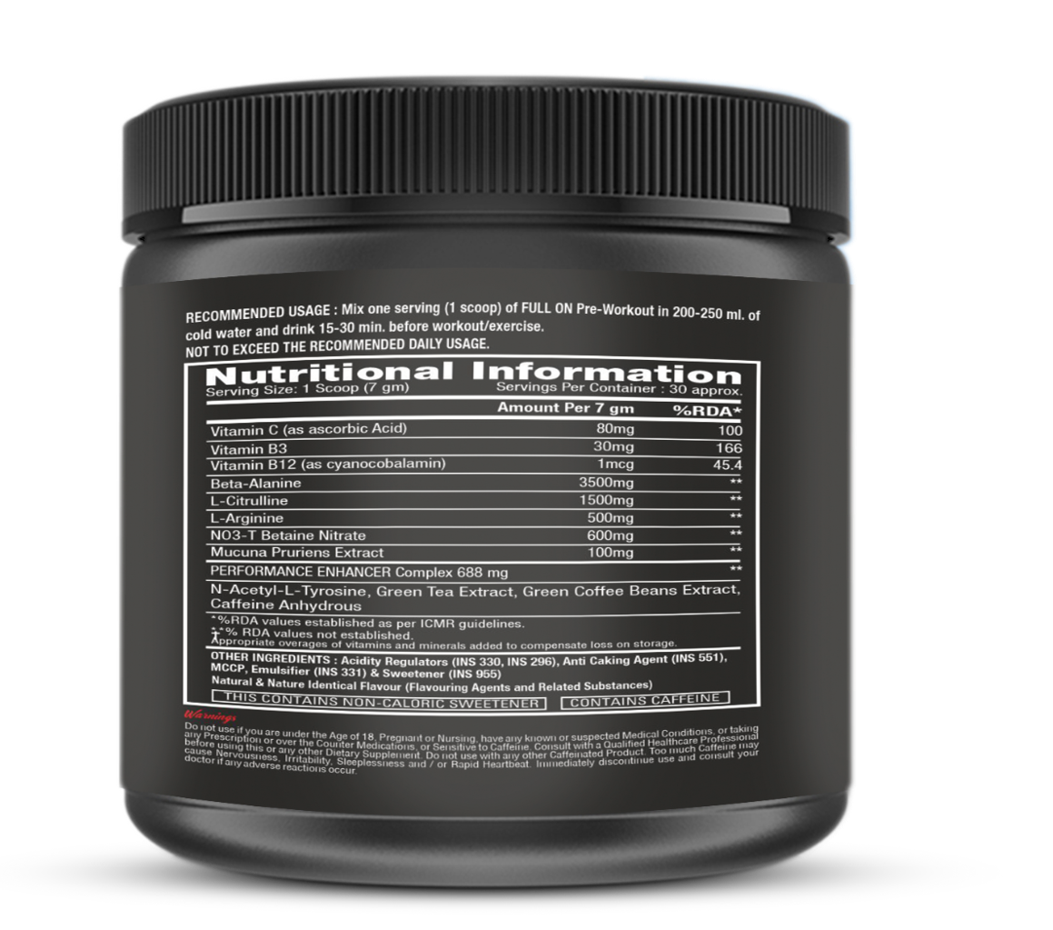 Big Wolf Nutrition Fuel On Pre-Workout – 30 Servings | Energy, Focus & Performance Booster