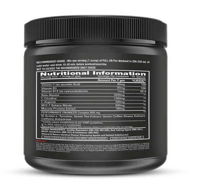 Big Wolf Nutrition Fuel On Pre-Workout | 30 Servings
