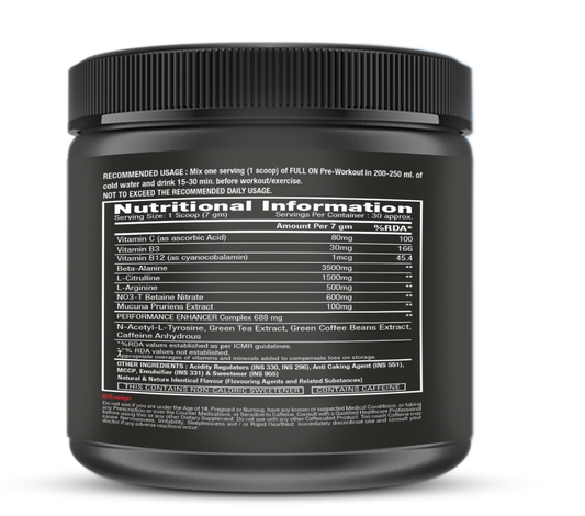 Big Wolf Nutrition Fuel On Pre-Workout – 30 Servings | Energy, Focus & Performance Booster