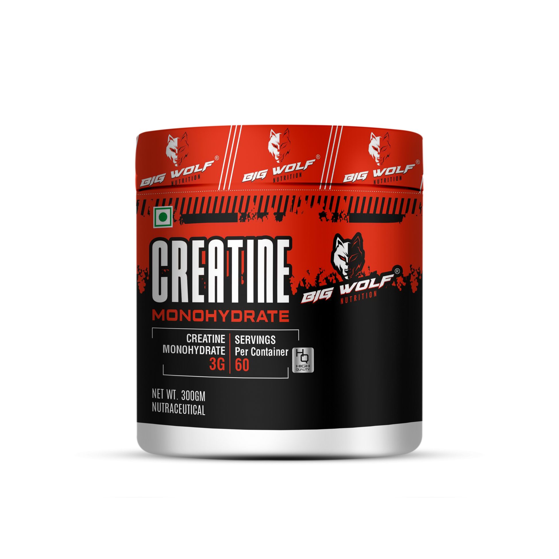 Big Wolf Nutrition Creatine Monohydrate – 3000 mg Creatine image 0