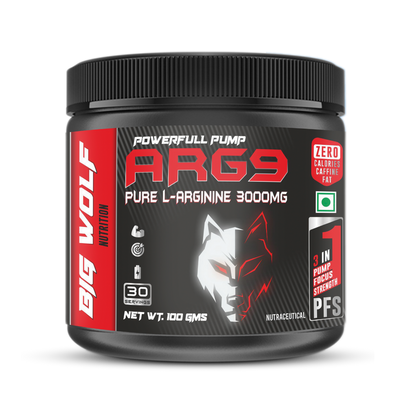 Big Wolf Nutrition ARG9 Pure L Arginine 3000mg | 30 Servings