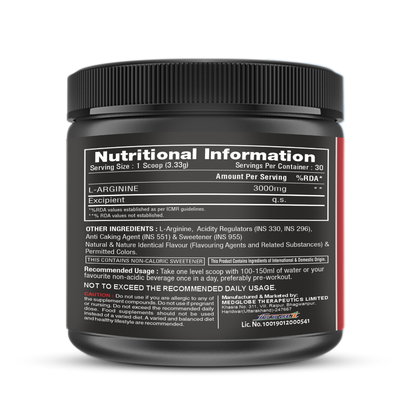 Big Wolf Nutrition ARG9 Pure L Arginine 3000mg | 30 Servings