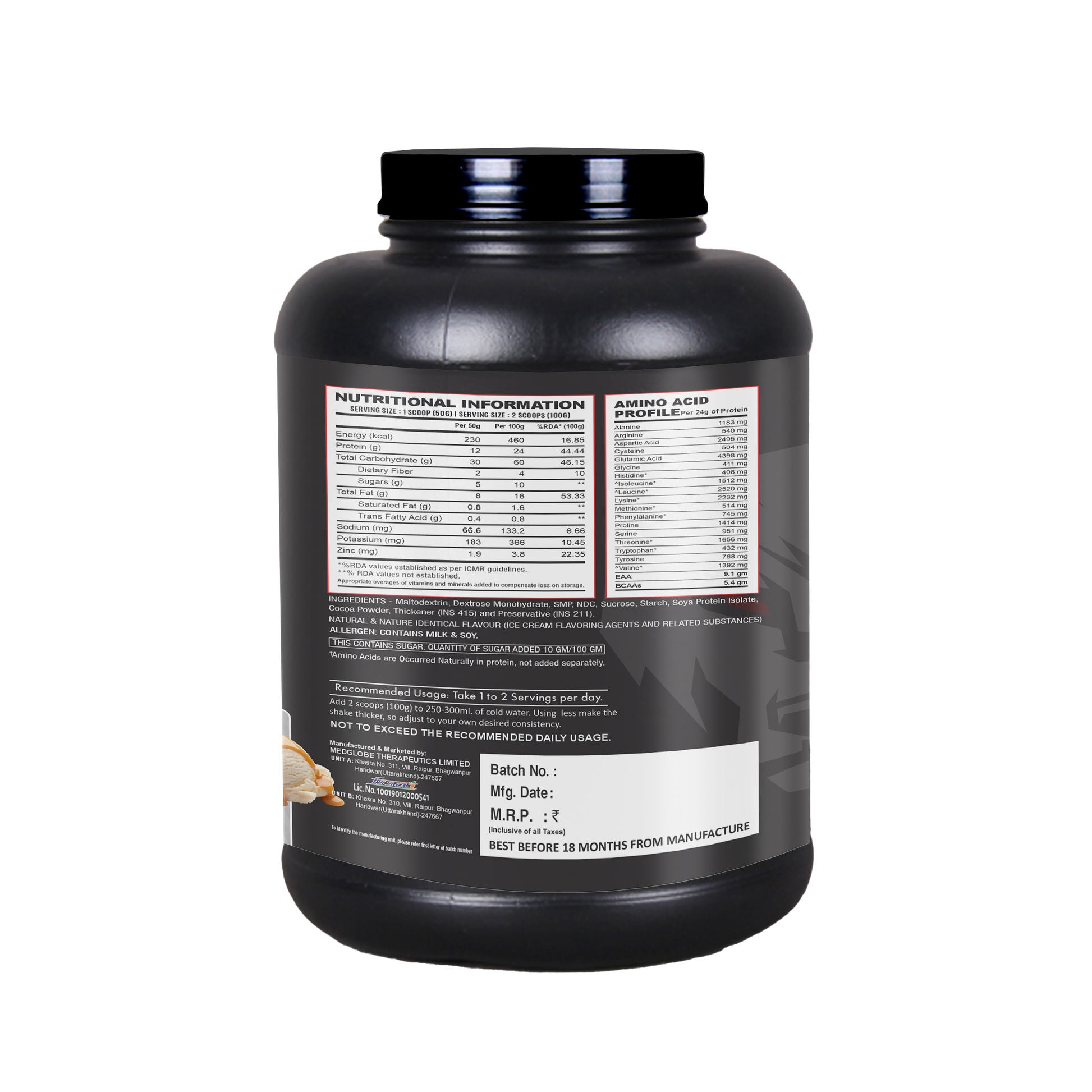 ULPHA8 Ultra Premium Lean Muscle Gainer image 2