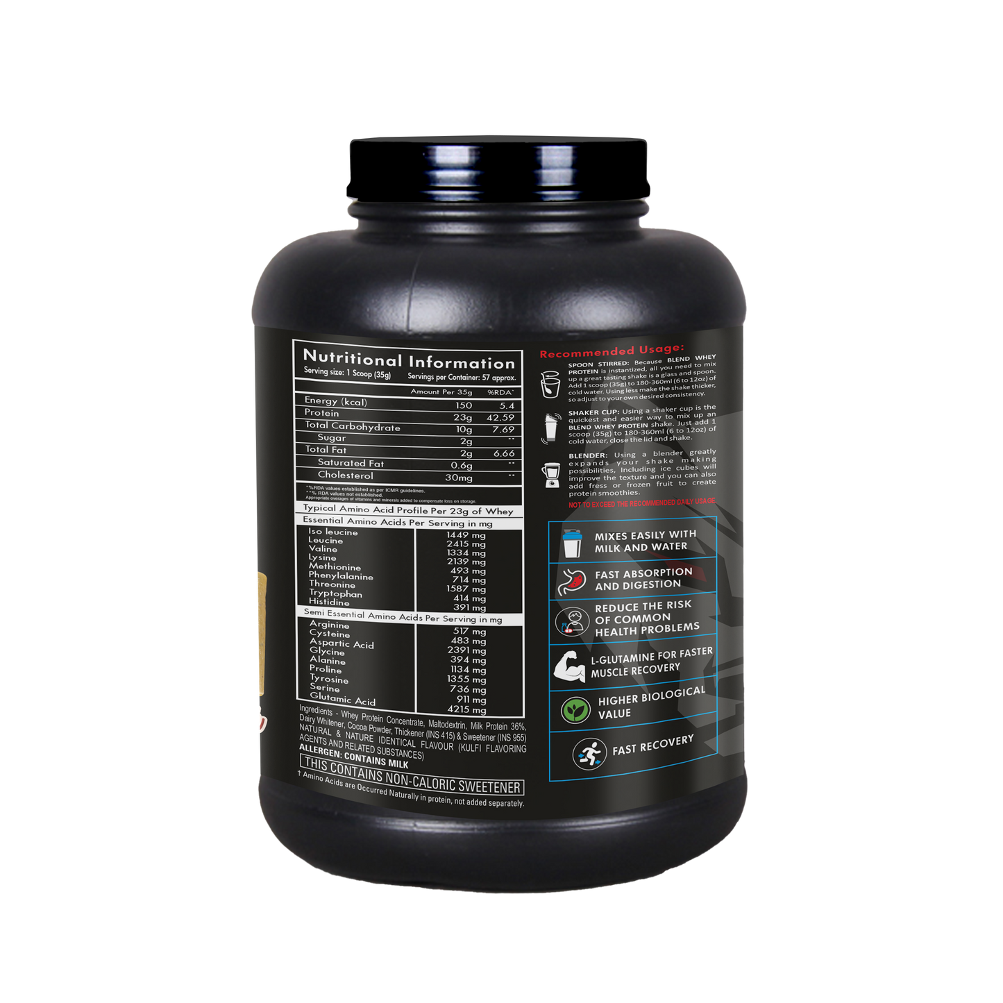 BIG WOLF NUTRITION BATCH 16: Advanced Whey Protein Blend image 1