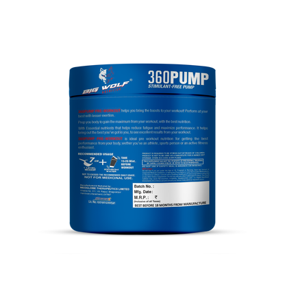 Big Wolf Nutrition 360 Pump – Pre-Workout image 1