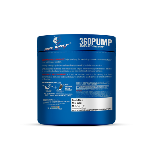 Big Wolf Nutrition 360 Pump – Pre-Workout image 1
