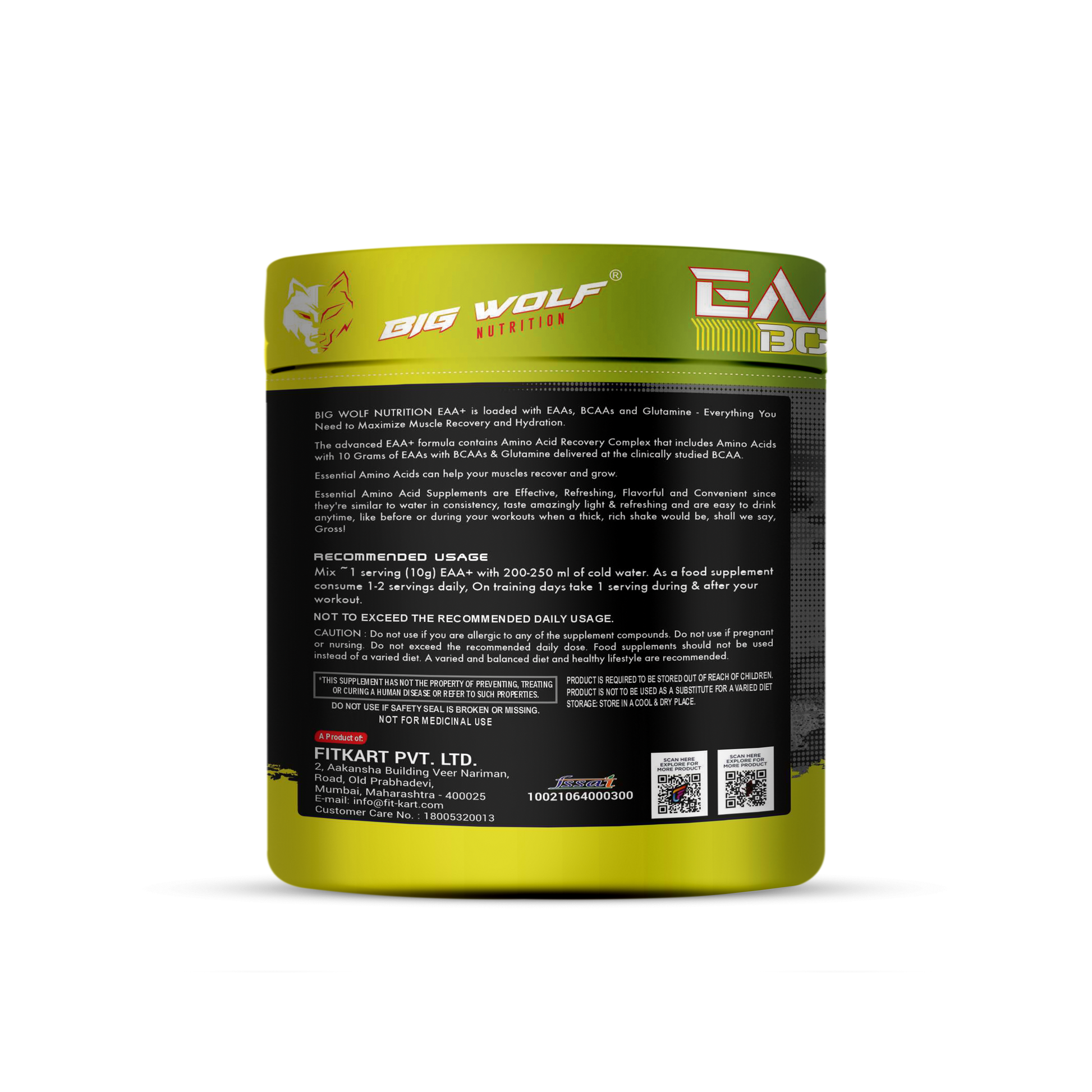 Big Wolf Nutrition EAA + BCAA – Essential Amino Acids image 2