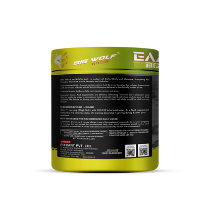 Big Wolf Nutrition EAA + BCAA – Essential Amino Acids image 2