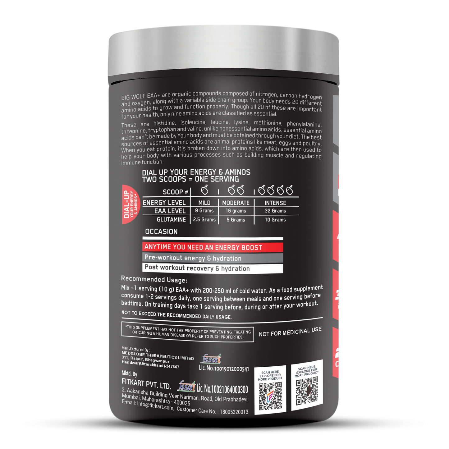BIG WOLF NUTRITION EAA+ (Essential Amino Acids) image 4
