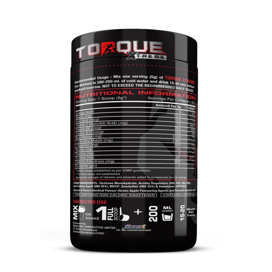Big Wolf Nutrition Torque Xtreme Pre Workout 300g | 60 Servings